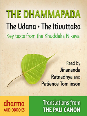cover image of The Dhammapada, the Udana, the Itivuttaka